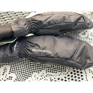NWT Eddie Bauer Women’s Superior Down Mittens Black WeatherEdge Waterproof Size
